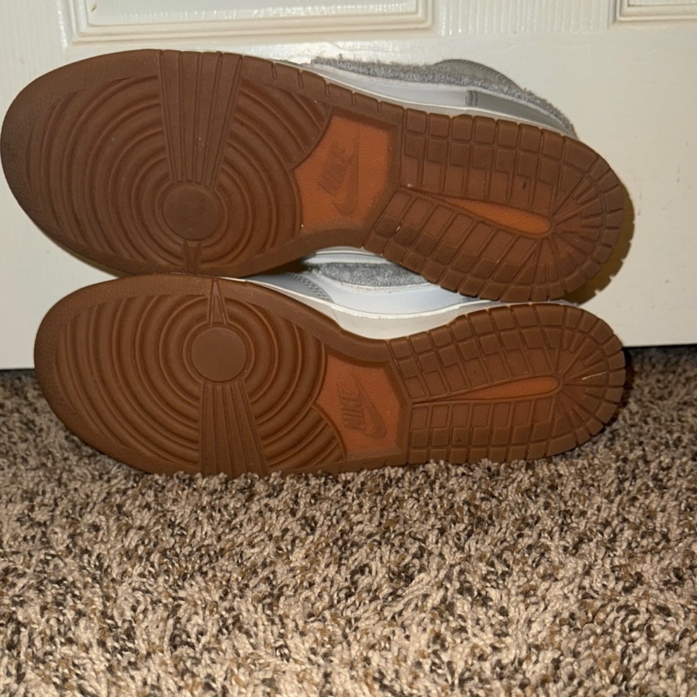 Nike Gray High-Top Athletic Shoes - Picture 12 of 13